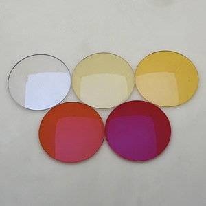 Precio barato de fábrica 4 base PC rojo naranja amarillo azul Bloqueo de luz anti azul corte de rayos azules lentes ópticas - Product Image 1