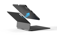 Funda con Teclado Magnético para Laptop (A16) 11" (2025) 10.ª generación 10.9" (2022) con Hub de Expansión 4 en 1 y Panel Táctil con Gestos