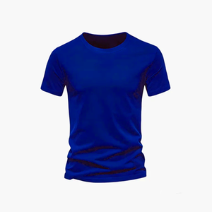 ผู้ผลิตเสื้อยืด OEM ODM แบบกำหนดเอง เสื้อผ้ากีฬาผ้าฝ้ายพรีเมียม เสื้อออกกำลังกาย คอกลม เสื้อยืดพิมพ์ลายเรียบๆ ผู้จัดจำหน่ายเสื้อผ้ากีฬา - Product Image 6
