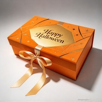 Boîte à tiroir Halloween, boîte cadeau à tiroir coulissant, emballage cadeau de luxe pour bonbons, bijoux, chocolat, logo personnalisé