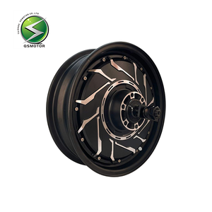 QSMOTOR 12인치 6000W PRO 듀얼 홀 40H 브러시리스 시리즈 와운드 <span class=keywords><strong>DC</strong></span> 디스크 브레이크 모터 IE4 효율성 IP55 방수 72V <span class=keywords><strong>DC</strong></span> 전기 - Product Image 4