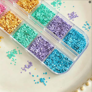 1mm 12 Grids <strong>Nail</strong> Art Glitter Flakes Holographic <strong>Nail</strong> Sequins Iridescent Love <strong>Star</strong> <strong>Nail</strong> Sparkles for DIY Manicure Decoration - Product Image 4