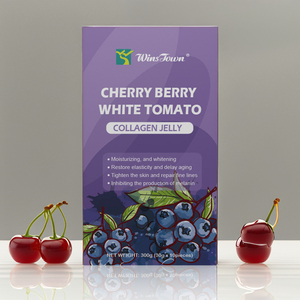 Gelée de collagène de marque privée pour le blanchiment de la peau Fibre alimentaire Beauté Cerise Baies Tomate blanche Réduit la mélanine Retarde le vieillissement - Product Image 1