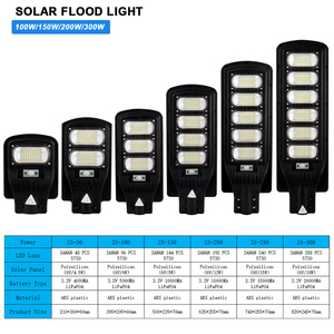 Farola de carretera de alta potencia Impermeable IP65 Luz exterior LED Luces de calle solares - Product Image 2