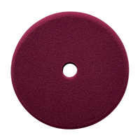Pads de polissage en mousse polyuréthane marron de haute qualité 3/5/6 pouces pour voiture, durables, en polyuréthane américain, vente directe fabricant, OEM