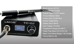 IPARTS Quicko T12 T12-952 STC OLED Station de soudage fer à souder électronique fer à souder numérique T12-952 chauffage rapide - Product Image 4