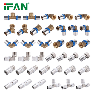 IFAN sàn hệ thống sưởi ấm đồng ống nước phụ kiện khuỷu tay TEE khớp nối pex Báo Chí Phụ kiện đồng thau Báo Chí phụ kiện - Product Image 1