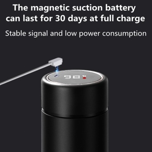 กระติกน้ำสุญญากาศอัจฉริยะสแตนเลสขนาด 18 ออนซ์ พร้อมจอแสดงอุณหภูมิ LED เก็บความร้อนได้ 12-24 ชั่วโมง - Product Image 2