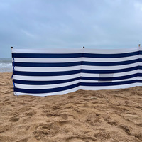 Paravent de plage de camping en plein air Oxford de 5 m, pare-vent, abri, écran de plage pour jardin