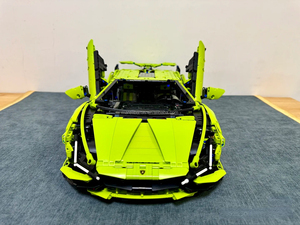Voiture Technic Lamborghini Sian compatible Lego, ensemble de blocs de construction ABS à l'échelle 1:8, thème voitures, jouet château, cadeau pour enfants - Product Image 3