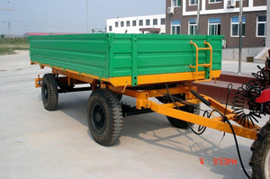 Remorque de tracteur agricole 8-12 tonnes, essieu <span class=keywords><strong>tandem</strong></span>, benne hydraulique pour le transport de céréales et de marchandises en vrac - Product Image 6