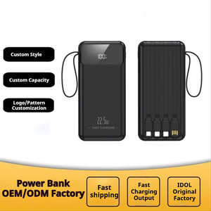 Banco de Energía de Carga Rápida de 22.5W, <span class=keywords><strong>10000mAh</strong></span>, Banco de Energía para Teléfono, 20000mah, Carga Rápida, Pantalla LED, Banco de Energía Portátil, Regalo - Product Image 1