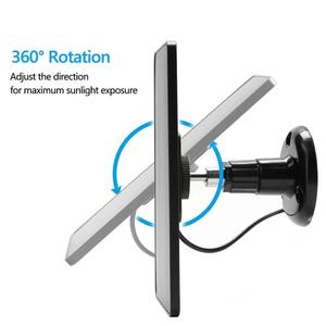 Alimentation solaire extérieure monocristalline en silicium Sungree SG-M005W, entièrement noire, pour caméra de surveillance et de chasse à faible consommation - Product Image 2