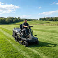 Tondeuse autoportée NEXAGROT 24 pouces, 7,5 CV, 223 cm³, à essence, avec bac de ramassage 150 L, démarrage électrique, pour propriétés et terres agricoles