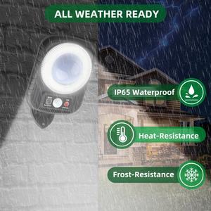 Luces solares LED para exteriores, lámpara alimentada por energía Solar con detección de movimiento del cuerpo humano, luz de pared para jardín, IP65, impermeable, para garaje, balcón, escalera - Product Image 4