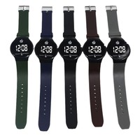 Jam tangan elektronik Led anak olahraga Digital luar ruangan kualitas tinggi baru 2025 jam tangan Fashion grosir anak pelajar Wanita Pria