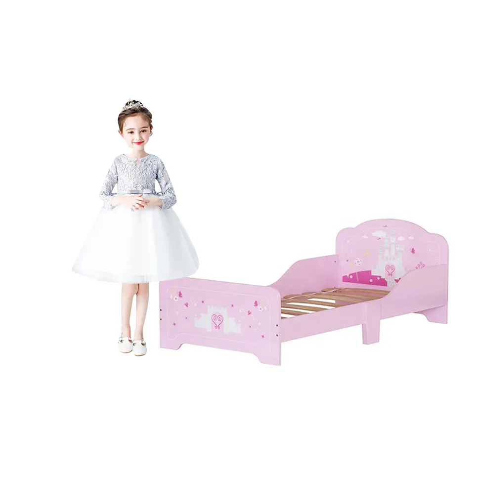 Kinder Roze Houten Bed Modern Montessori Meubels Prinses Bed Cama Montesori Bed Voor Meisjes Kerstcadeaus