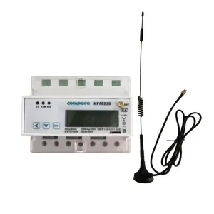 Compteur d'énergie à télécommande en ligne GSM/4G Câblage triphasé 100A Compteur d'électricité prépayé direct