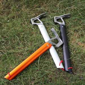 Portable Aluminum Handle Hammer 4x9x31cm Multi Purpose Tent Mallet Outdoor Camping Nail <b>Puller</b> Horn Hammer - Product Image 1