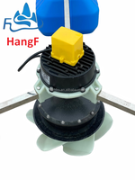 2 HP 1.5kw 380V 50/60hz 3 Fasa Gearbox Impeller Mesin Aerator Kolam Akuakultur Frekuensi Variabel Budidaya Ikan Udang