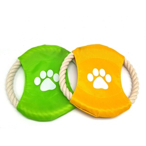 Hond Katoenen Vliegende Schijf Eenvoudig voor Training Interactief Bijtbestendig Leuk Speelgoed Gooi Speelgoed LC-008 Groothandel - Product Image 3