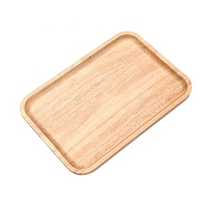 35Cm Lớn Hình Chữ Nhật Gỗ Cao Su Phong Cách Cổ Điển Tấm Món Ăn Cho Cà Phê Phục Vụ Tại Các Bên Chic Thương Hiệu Tối Thiểu Đặt Hàng 20Pcs - Product Image 5
