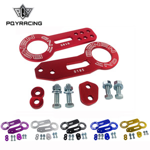 Ganchos de remolque Poyracing 0185 de aluminio delanteros y traseros para vehículos modificados - Product Image 1