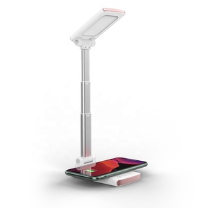 <span class=keywords><strong>Lampe</strong></span> <span class=keywords><strong>de</strong></span> <span class=keywords><strong>bureau</strong></span> multifonctionnelle LED 2 en 1 15W <span class=keywords><strong>avec</strong></span> réglage <span class=keywords><strong>de</strong></span> la luminosité, <span class=keywords><strong>chargeur</strong></span> sans fil à charge rapide et lumière pliable - Product Image 3
