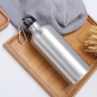 Bouteille d'eau personnalisée CHUFENG à prix promotionnel avec logo d'entreprise, bouteille d'eau en aluminium pour le sport en plein air, pour la promotion