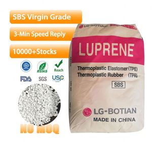 Résine thermoplastique SBS SEBS LG, caoutchouc styrène-butadiène 411W, granulés de caoutchouc SBS de haute qualité et haute résistance du Guangdong pour - Product Image 1