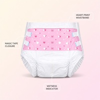 Couche jetable super douce pour adultes imprimée avec protection contre les fuites prix de gros fabriquée en Chine pour les personnes âgées
