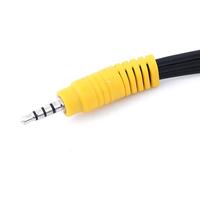 Câble adaptateur audio vidéo femelle Premium 3.5mm Jack vers 3 RCA Cordon convertisseur AV universel durable