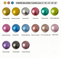 Ballons en latex métallisé de 10 pouces, 1,8 g, épaissis, pour fêtes, mariages, anniversaires, Noël, Halloween, décoration d'événements, vente en gros