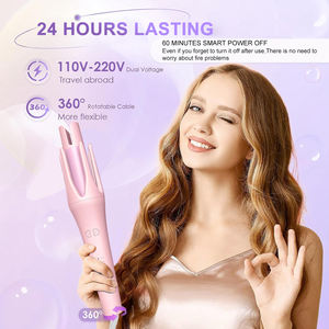 OEM Wholesale Professional Portable USB <b>Foam</b> LCD Curling Iron Cordless Magic Automatic <b>Hair</b> <b>Curler</b> - Product Image 6