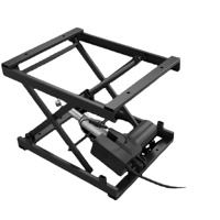 Convertisseur de bureau assis-debout réglable en hauteur à ressort pneumatique supérieur, avec fonction rotative extensible, en promotion en ligne