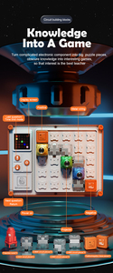 Laberinto de circuito, juego de mesa de entrenamiento de pensamiento de <span class=keywords><strong>ajedrez</strong></span>, proyección mágica de sombra, rompecabezas para niños, juguetes electrónicos - Product Image 2