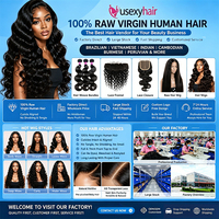 Paket Rambut Sampel Gratis, Rambut India Mentah Virgin dengan Kutikula Tertata Rapi, Vendor Rambut Bundel, 10A Rambut Lurus Remy 100% Tanpa Proses