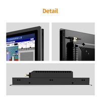 10.4 12.1 13.3 15.6 15 17 19 21.5Inch I3 I5 I7 Aanpassen 1000Nits Rs485 Rs232 Touchscreen Pc Alles In Een Industriële Paneel Pc