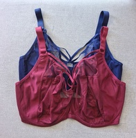 Soutiens-gorge grande taille pour femmes, soutien-gorge push-up en dentelle, lingerie sans couture à couvrance totale, sous-vêtements de maintien grande taille 34-42/ D E F G H I J K