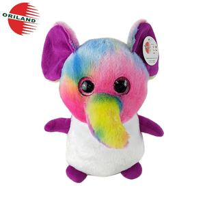Peluche con Grandi Occhi Glitterati, <span class=keywords><strong>Panda</strong></span> e Unicorno, Giocattoli Morbidi e Carini - Product Image 3