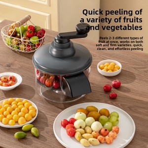 Machine à peler les raisins <span class=keywords><strong>automatique</strong></span> de haute qualité, coupe-fruits et légumes portable pour la cuisine, modèle 009, outil magique - Product Image 3