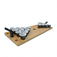 Jeu de table interactif en plastique durable et amusant pour 2 joueurs, idéal pour les fêtes en famille, avec coins arrondis