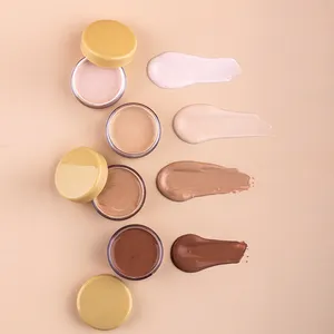 Maquillaje con logotipo personalizado, protector solar vegano, resistente al agua, larga duración, cobertura completa, Etiqueta Privada, base de maquillaje mate líquida para mujer