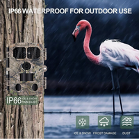 Caméra de surveillance de la faune BSTCAM4K 48M avec connexion Wi-Fi et contrôle par application, grand angle, portée IR de 85 pieds, détection de mouvement extérieure