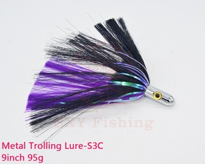 Esca da <span class=keywords><strong>pesca</strong></span> per Trolling in metallo SXY esche da <span class=keywords><strong>pesca</strong></span> esche da <span class=keywords><strong>pesca</strong></span> esche da <span class=keywords><strong>pesca</strong></span> per pesci Marlin di acqua salata esca da traino in acque profonde S3C 9 pollici - Product Image 6