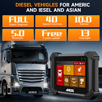 Scanner professionnel pour camions lourds avec codage ECU avancé et diagnostic complet du système pour véhicules commerciaux 12V/24V - V6 HD