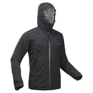 Manufacturer Wholesale Men's Outdoor Hiking <b>Waterproof</b> Windproof <b>Jacket</b> <b>Light</b> Windbreaker <b>Jacket</b> Full Taped Seams - Product Image 3