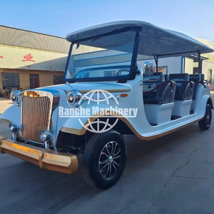 Venta directa de fábrica de automóviles clásicos de tres filas/carrito de golf de turismo escénico a la venta - Product Image 1