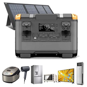 Générateur Solaire d'Urgence Mobile, Énergie Solaire, Batterie Lithium LiFePo4 2400W MPPT, Batterie Externe, Centrale Électrique Portable pour - Product Image 1