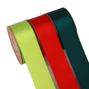 38mm 100% ruban de <span class=keywords><strong>satin</strong></span> de polyester ruban de <span class=keywords><strong>satin</strong></span> solide simple pour l'emballage de cadeau rubans élégants - Product Image 3